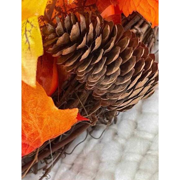 Beautiful Fall Thanksgiving Halloween Door Wreath 16” - Picture 7 of 8